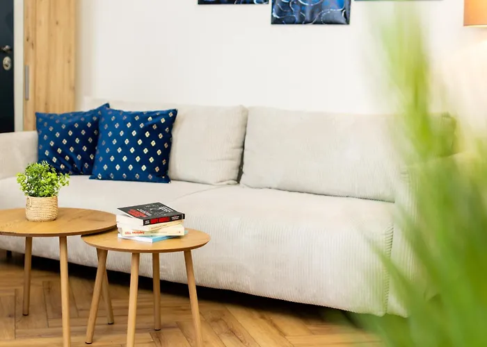 Centrum - Perla Srodmiescia & Free Parking 48m2 Lägenhet